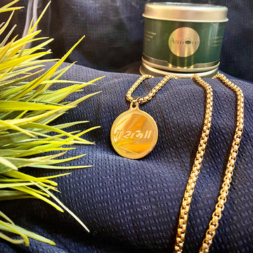 RAM PREMIUM GOLD PENDANT AND CHAIN (HINDI)