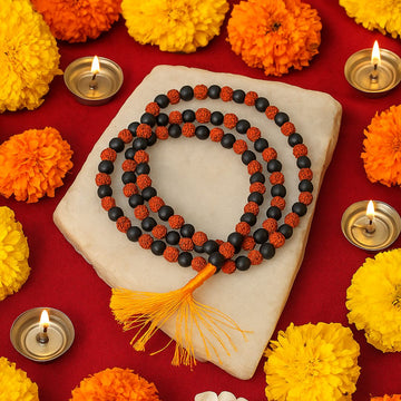 Certified Karungali Rudraksha Malai – Protection, Peace & Health