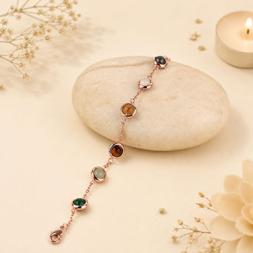 Rose Gold Dhan Siddhi Bracelet for Women | Prosperity, Luck & Success