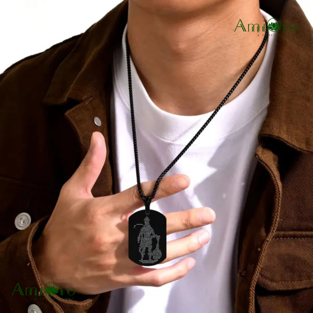 Hanuman Chalisa Pendant – Courage, Devotion & Protection