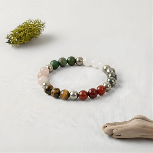 Dhan Vridhi Natural Stone Bracelet for Money Attraction & Success