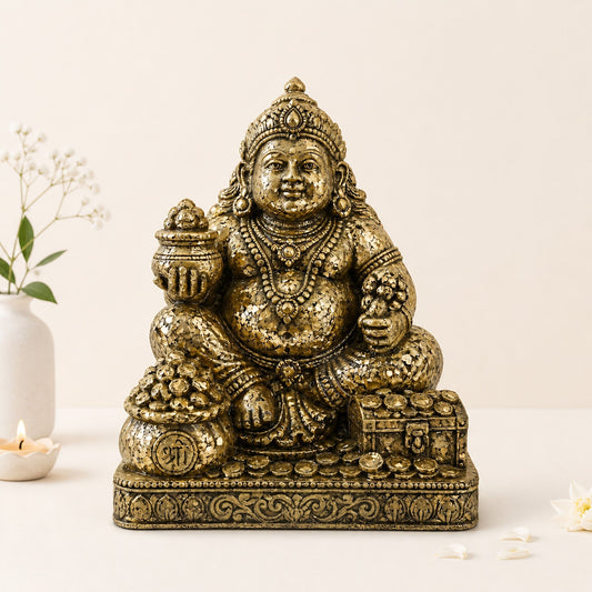 Raw Pyrite Kuber Idol | Attract Wealth & Financial Growth