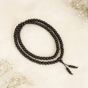 Karungali 108 Beads 3 in 1 Stretchable Mala | Meditation & Healing