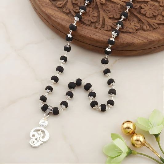 Divine Murugan Vel Pendant with Karungali Malai | Faith, Power & Devotion