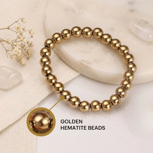 Golden Pyrite Stone Bracelet: A Stylish Token for Financial Growth