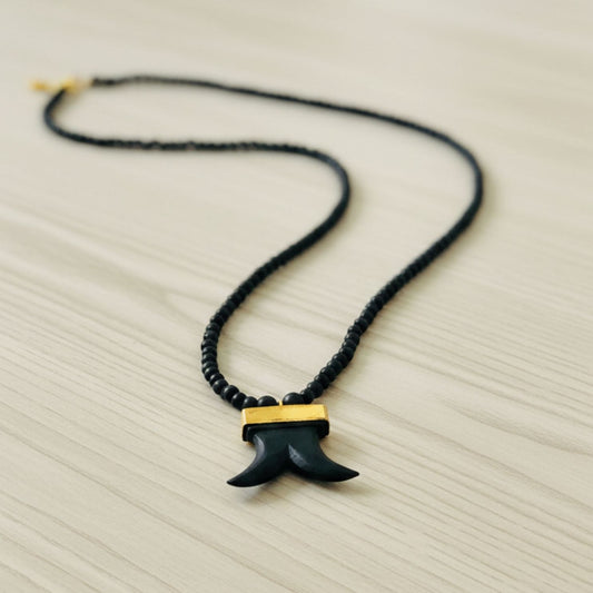 Original Karungali Malai with Tiger Tooth | Calm & Power