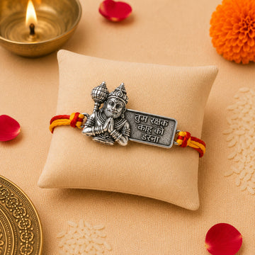 Hanuman Ji Raksha Rakhi with Pavitra Dhaga