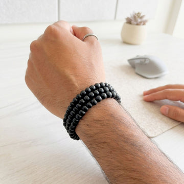 108 Beads Karungali Wrist Band | Protection & Positive Energy