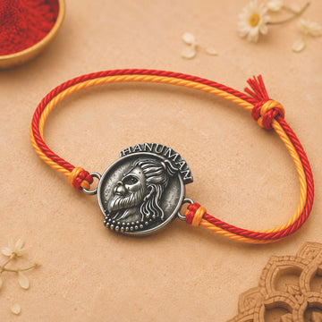 Mahabali Hanuman Rakhi with Pavitra Dhaga