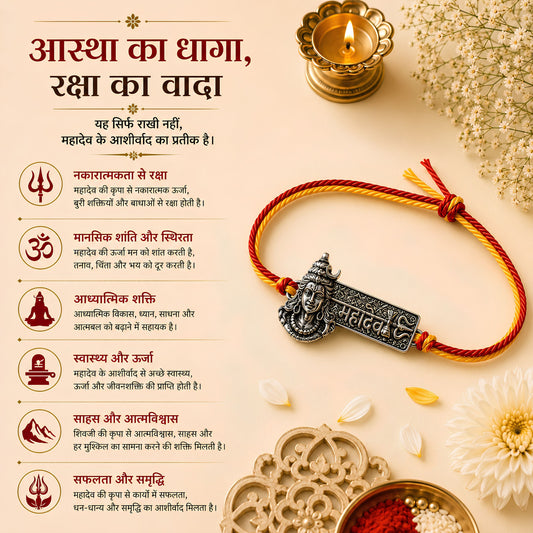 Mahadev Aashirwad Rakhi with Pavitra Dhaga | Raksha Bandhan Special