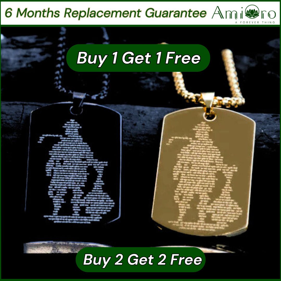 Hanuman Chalisa Pendant – Wear the Power of Lord Hanuman (Limited Time Offer)