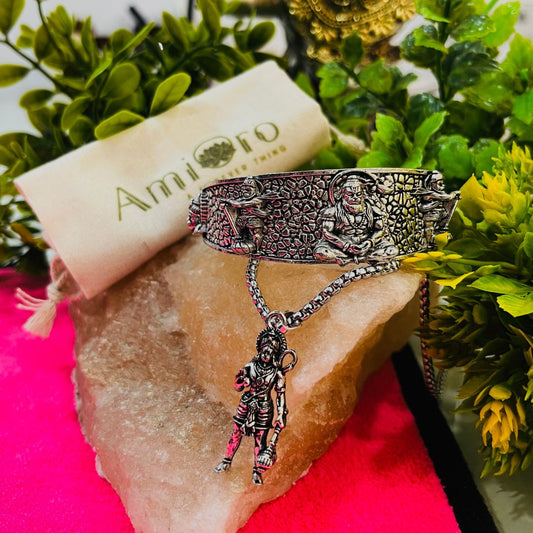 Exclusive Offer : Hanuman Kada with Free Hanuman Pendant
