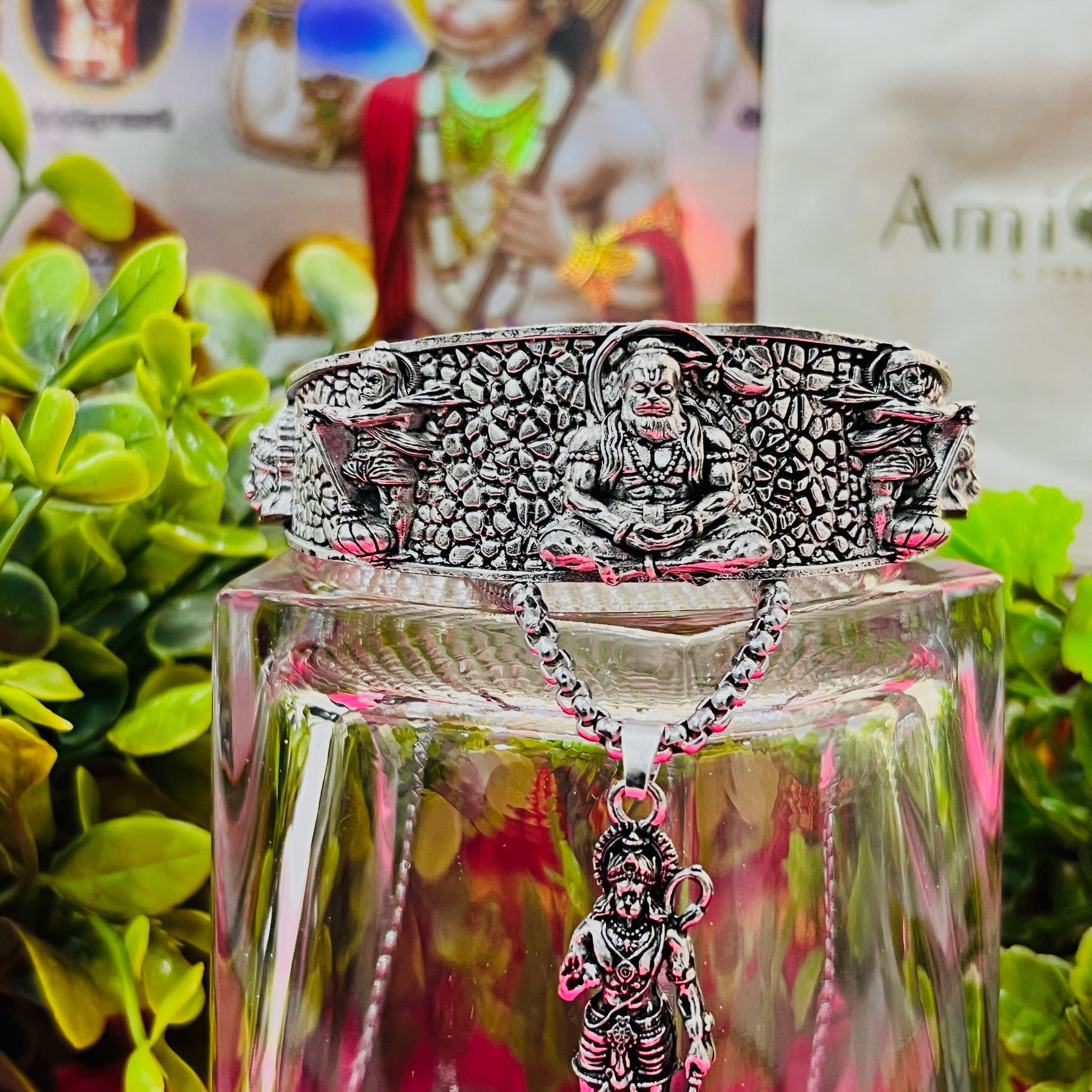 Exclusive Offer : Hanuman Kada with Free Hanuman Pendant