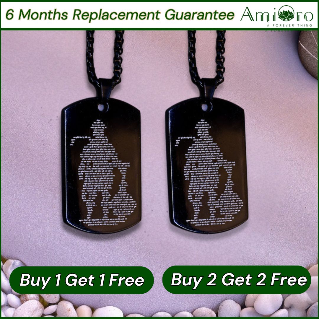 Hanuman Chalisa Pendant – Wear the Power of Lord Hanuman (Limited Time Offer)